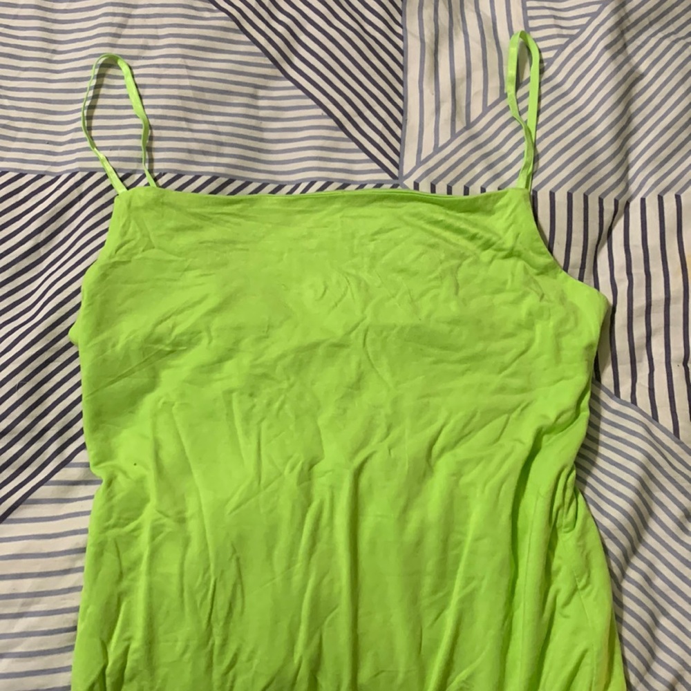 Kittenish Lime Green Bodysuit - size L